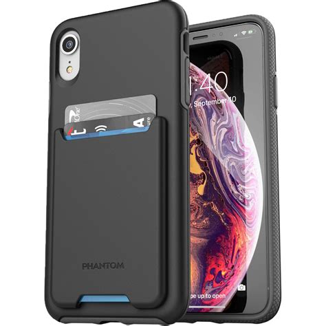 iPhone case with card storage